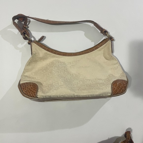 Liz Claiborne hobo vintage bag  15” wide  Leather straps - Picture 3 of 16